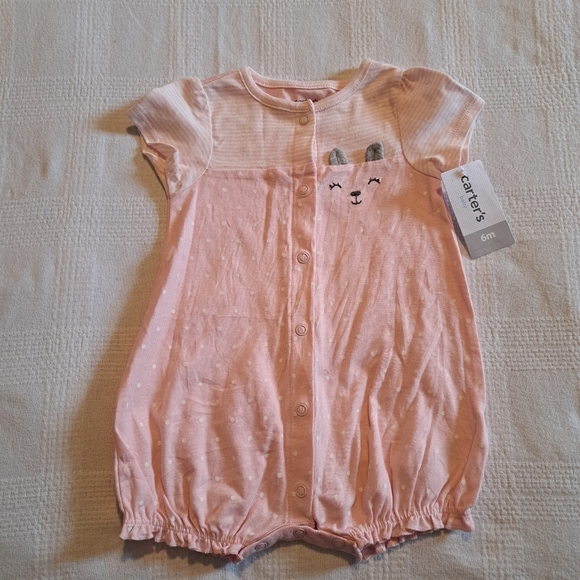 Carter's girls 6 months romper new - Picture 1 of 5